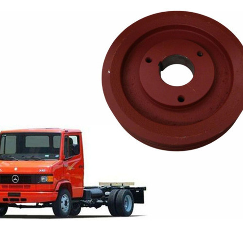 Polia Antivibratoria Ferro 2 Canais Mb Ln710 Om364 Mercedes 0