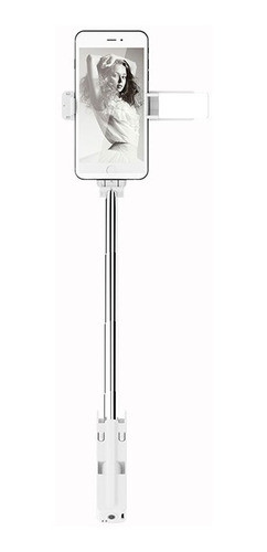 Tripé Bastão De Selfie Com Controle Remoto E Led Selfstick 0