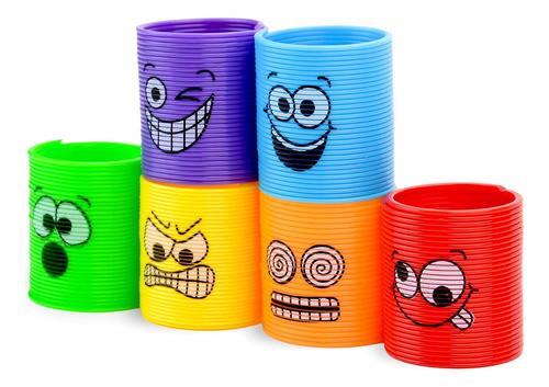 Resorte Mágico Emoji Slinky Juguete Piñata Souvenir X 45 0