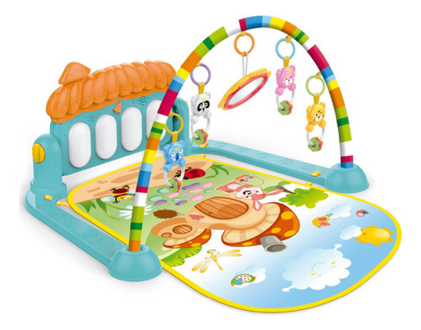 Tapete Interativo De Atividades Para Bebês Com Piano Musical 0