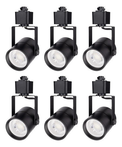 Cabezales De Iluminación De Riel Led Reemplazables De Bombil 0