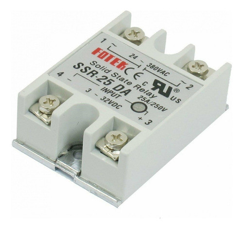 Rele Estado Solido Relay State Solid Ssr-24da 24a Ac 0