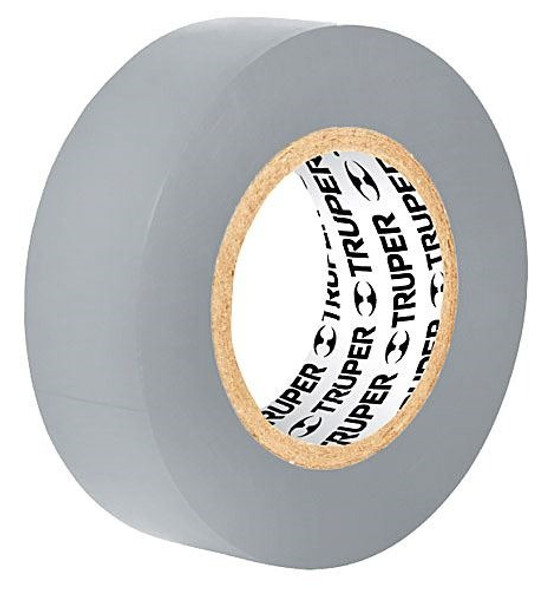 Cinta Aisladora 19mm X 9mt. Gris 8pz Pretul M-22g 0