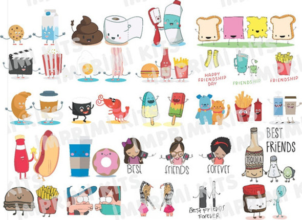 +100 Diseños Png Dia Del Amigo Imagen Sublimar Tazas Remeras 1