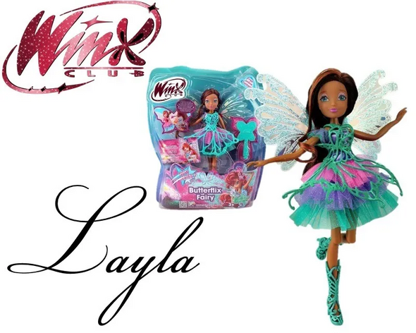 Winx Club Butterflix Fairy Layla Doll – Official Licensed Product