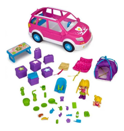 Pinypon Coche Camping C/ Figura Y Accesorios Jeg 1