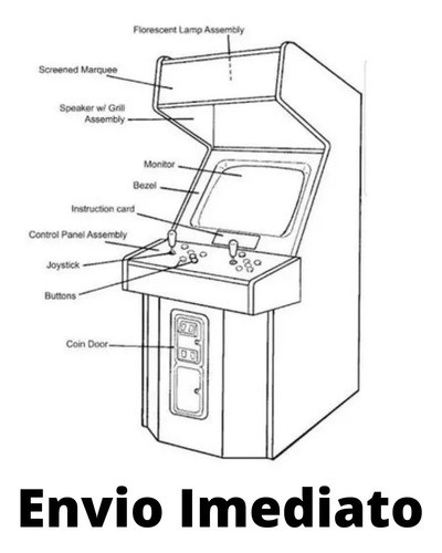 Projeto Fliperama Medidas  + 60 Modelos Envio Imediato 1