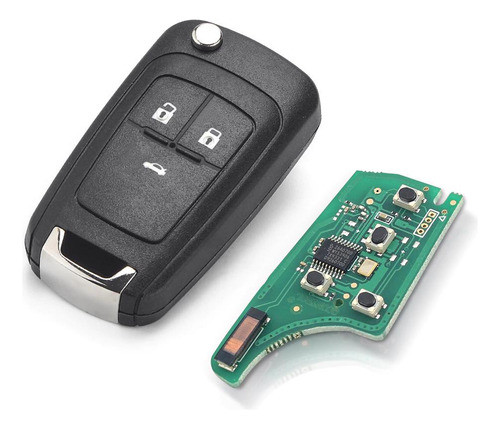 Telemando Completo 2 Botones 433mhz Id46 Chip7937 Keyfad 1