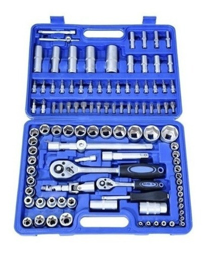 Caja Juego Set De Herramientas Tubos 108 Pcs 1/2-1/4 Crique 0