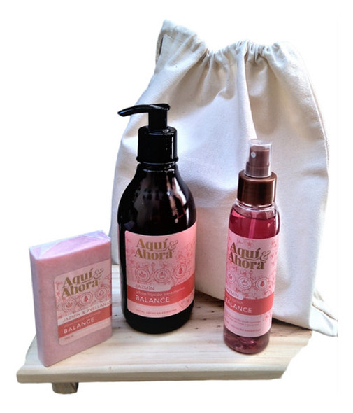 Set Jabones Naturales Liquido En Barra Body Splash Regalo 0