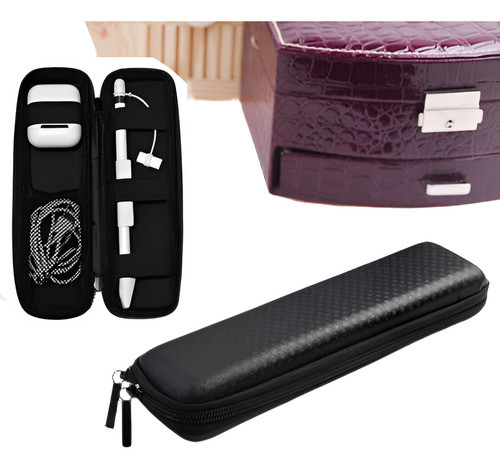 Plumier De Cremallera De Slim Para iPad Pro Shell Negro Bolí 0