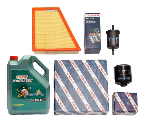 Kit 3 Filtros + Aceite Vw Gol Trend 1.6 2008 2009 2010 2011 0