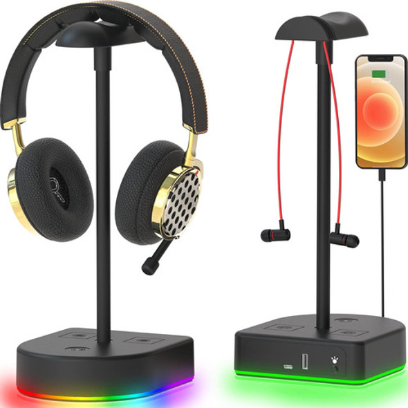 Suporte Para Fone De Ouvido Bgmutcx Rgb Com Porta Ou Hub De 0