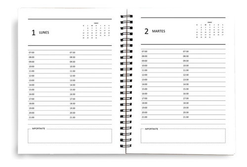 Kit Imprimible Agenda 2024 Vista X Dia Con Horarios Editable 0