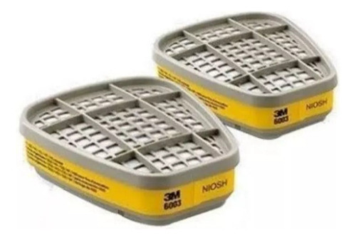 Filtro 3m 6003 Para Vapores Orgânicos E Gases Ácidos 0