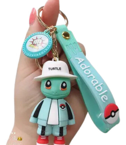Pokemon Muñeco Llavero Adorable Squirtle 0