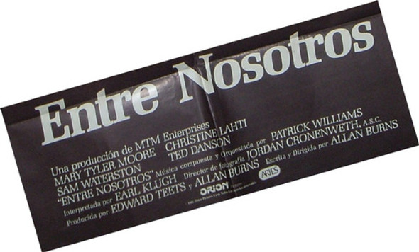 Afiche Original De La Película Entre Nosotros De Allan Burns 1 Afiche Original De La Película Entre Nosotros De Allan Burns 1