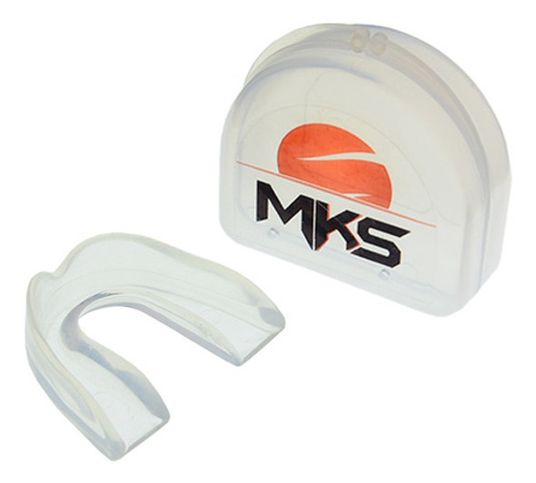 Protetor Bucal Mks Simples Silicone Com Estojo Kit 3 Peças 1