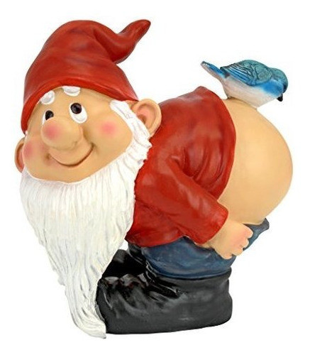 Diseño Toscano Loonie Moonie Bare Buttocks Garden Estatua Gn 0