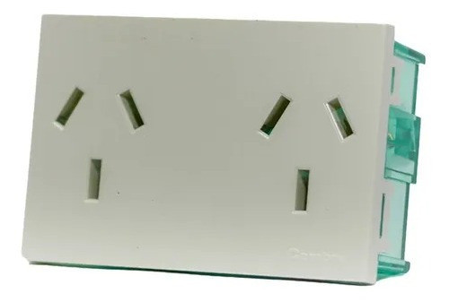 Modulo Toma Doble Cambre 10a Sistema Easyfit 0