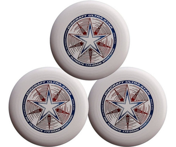 3 Frisbee Discraft 175g Serie Usa Ultimate Championship - B 0 3 Frisbee Discraft 175g Serie Usa Ultimate Championship - B 0