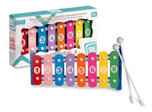 Xilofón Infantil 8 Notas Con Palillos Ploppy 815165 0