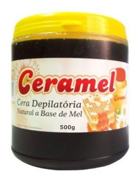 Cera Depilatória Natural Ceramel 500g 0