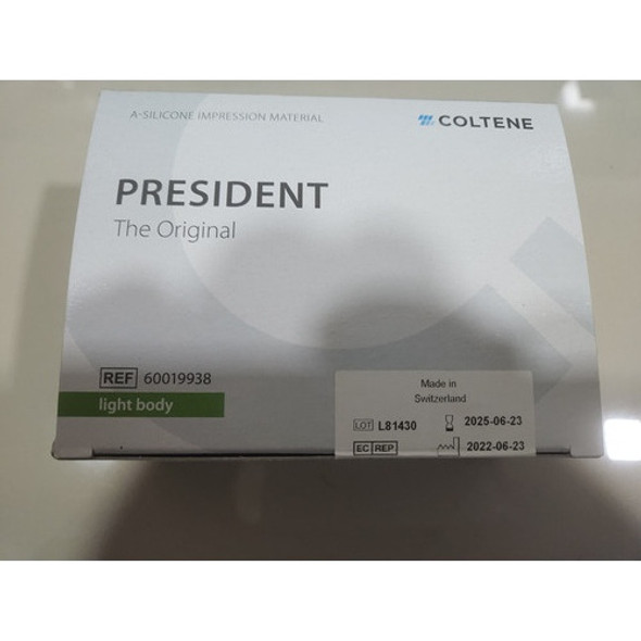 Silicona President Fluida X 2 Cartuchos Odontologia Coltene 1