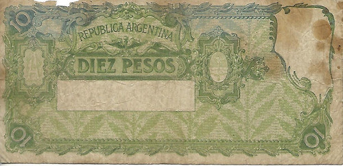Bottero 1881 $ 10 Serie Progreso Serie D Usado Palermo 1