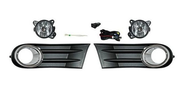 Kit Camineros C/aros Cromados Vw Gol 09-13 G5 Hatch 0