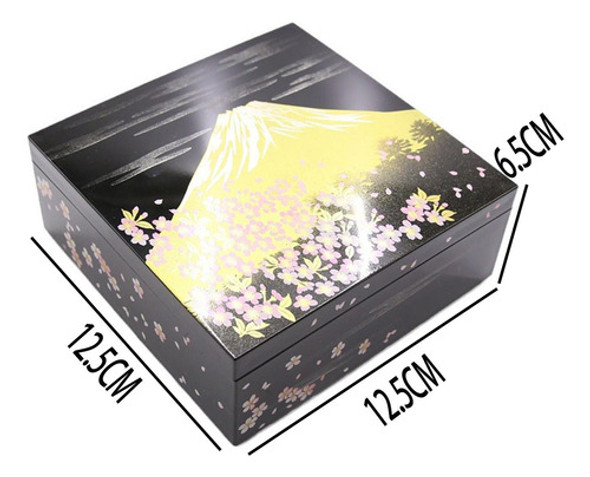 Bandeja Japonesa Para Sushi, Lancheira 12,5cmx12,5cmx6,5cm 1