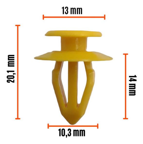 Clip Grampa Traba Tapizado Alfa Romeo Mito X10 C 1