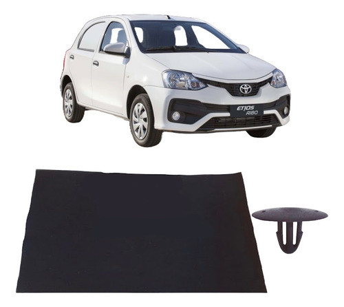 Manta Para Capot Para Toyota Etios + 10 Clips 0