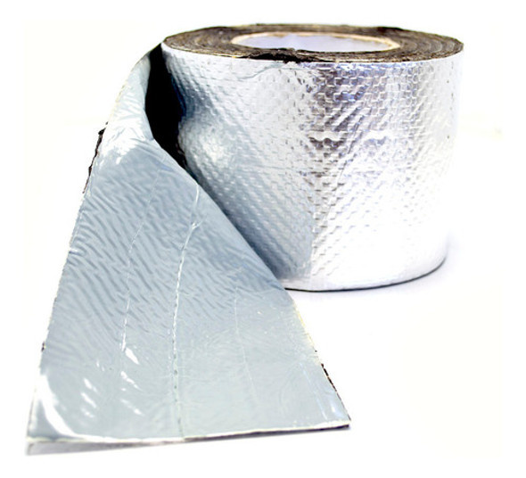 Cinta Membrana Asfaltica Adhesiva C/ Aluminio 30cm X10mts 0