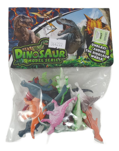 Mini Dinosaurios Goma 16 Piezas Ploppy 364222 0