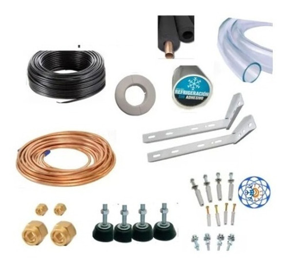 Super Kit Completo Aire Acond. 1/4 3/8 X 3mtrs 2500/3000 C/m 0