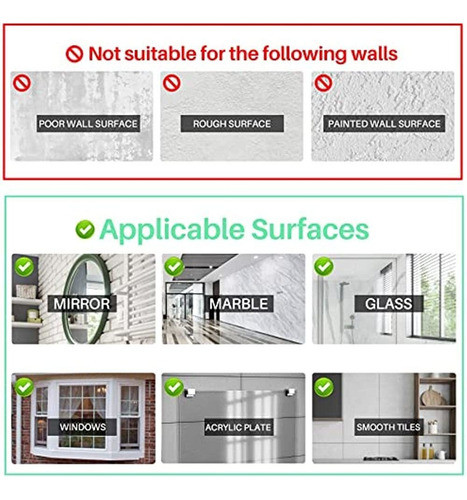 Paquete De 3 Ganchos Con Ventosa, Fuerte Colgador De Ventosa 1