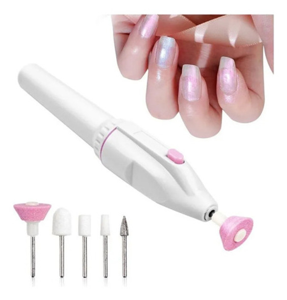 Torno Mini Uñas Manicura Pedicura Con Fresas Accesorios -tv 0