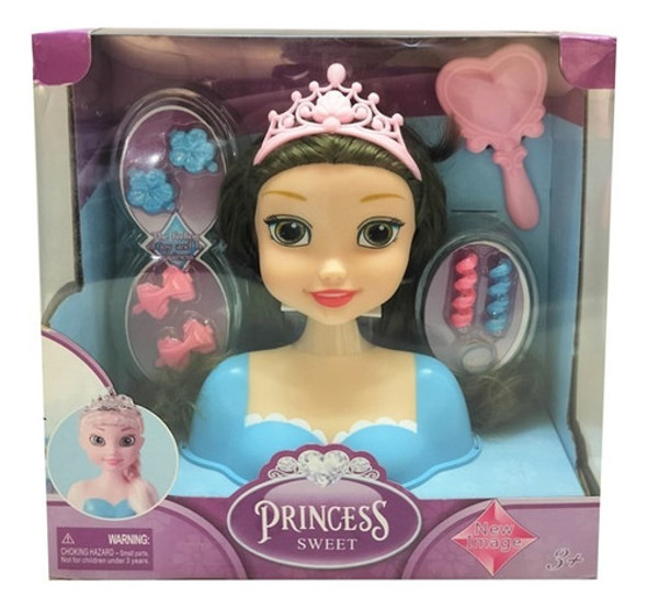 Muñeca Cabeza Para Peinar 0