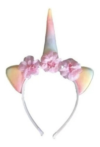 Vincha Unicornio Cotillon Pastel 0