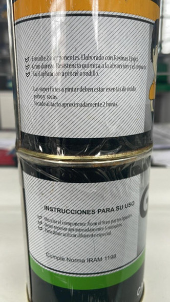 Pintura Epoxi 1 Litro Gali Para Caños Gas 2 Componentes 1