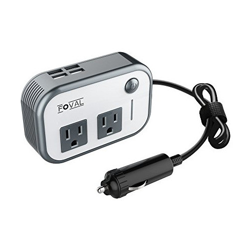 Inversor Corriente Automovil 12v Dc 110v Ac 200w 0