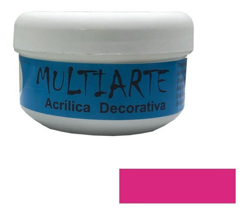 Seis (6) Pintura Multiarte Decorativa Manualidades 200ml C 0