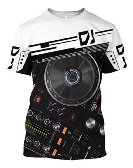 Camisa Music Dj Profissional 3d Xgg Love Dj Drums Music Show 0