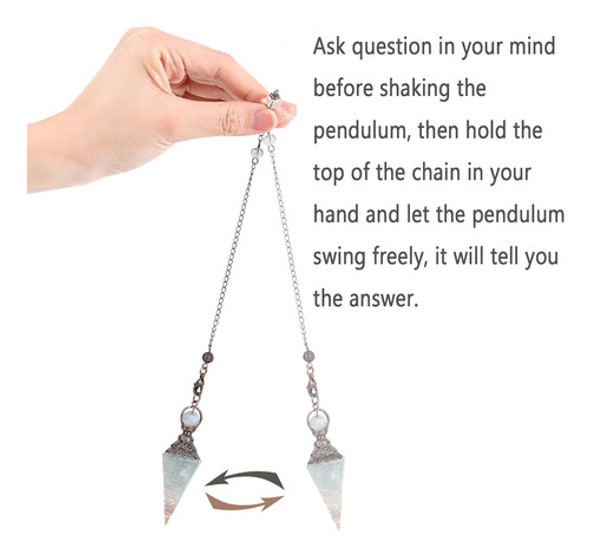 Maibaota Pendulum Crystal, Caneta Natural De Cristal Água-ma 1