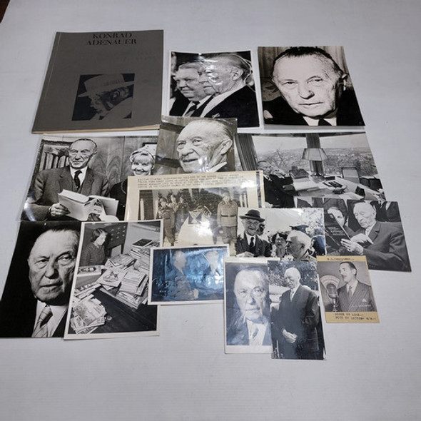 Antiguas Fotos Revista Alemania Konrad Adenauer 15 Mag 64389 0