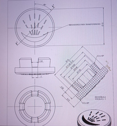 Repuestos Indicador Volante Frio/cal Hidromet  0209ind Hm 1