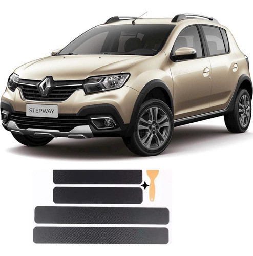 Accesorio Tuning Cubre Zócalos Carbono Renault Stepway 2014 0