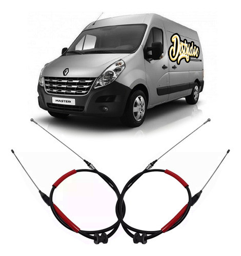 Kit X 2 Cables De Freno Renault Master Corta 2.3 2013/ 0
