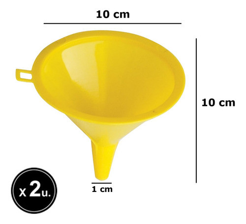 Embudo Plastico Chico Reforzado Pettish Online 1